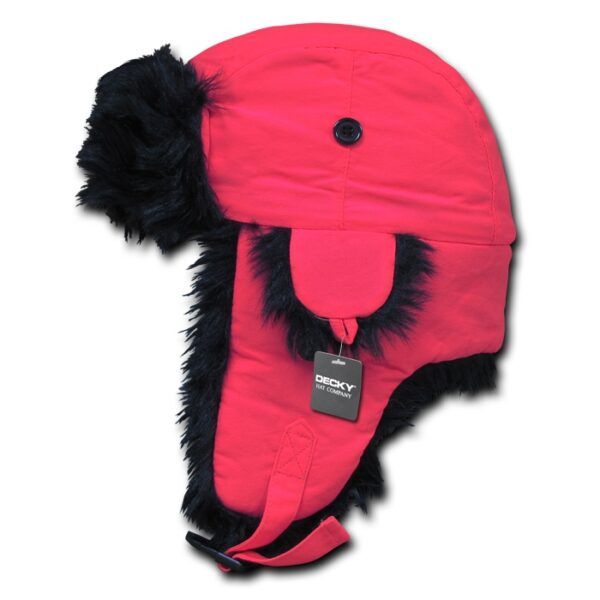 Neon Aviator Hat Navy Pink