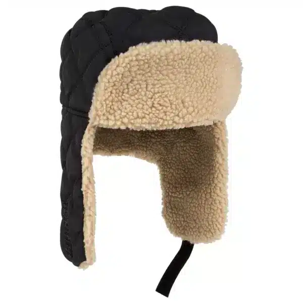 Quilted Three Panel Trapper Hat 1