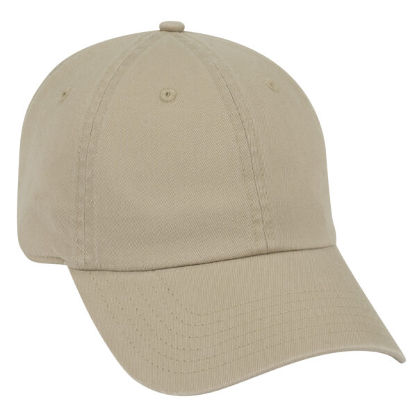Six Panel Garment Wash Cotton Dad Cap - Image 9