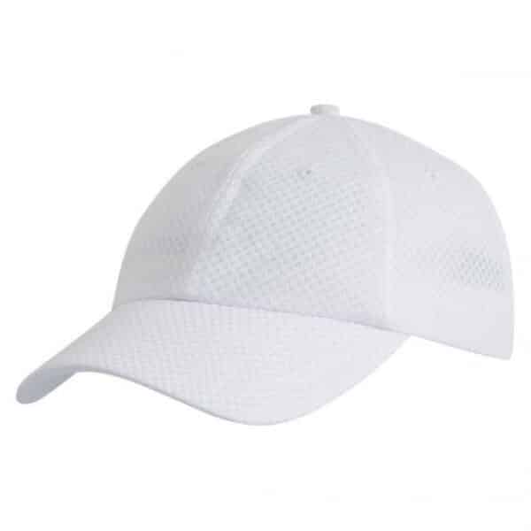 Mesh Sports Cap White