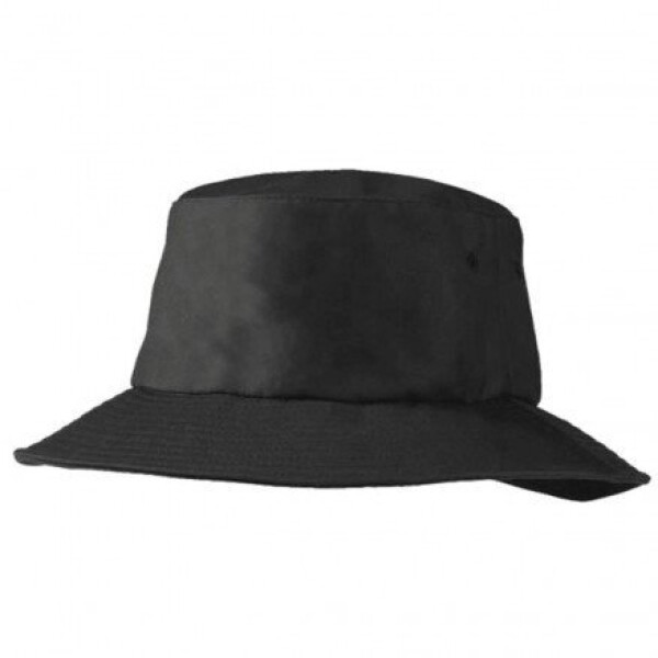 Poly Viscose Bucket Hat Black