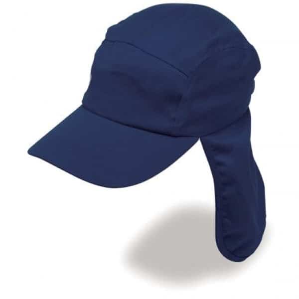 Poly Viscose Legionnaire Hat Navy