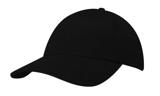 Recycled Earth Friendly Fabric Cap Black