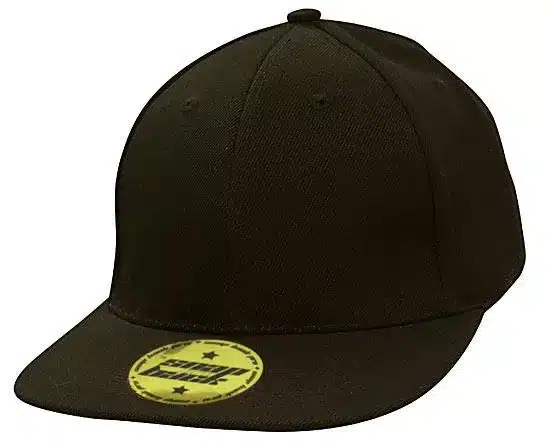 Snap Back Pro Style Premium American Twill Cap Black