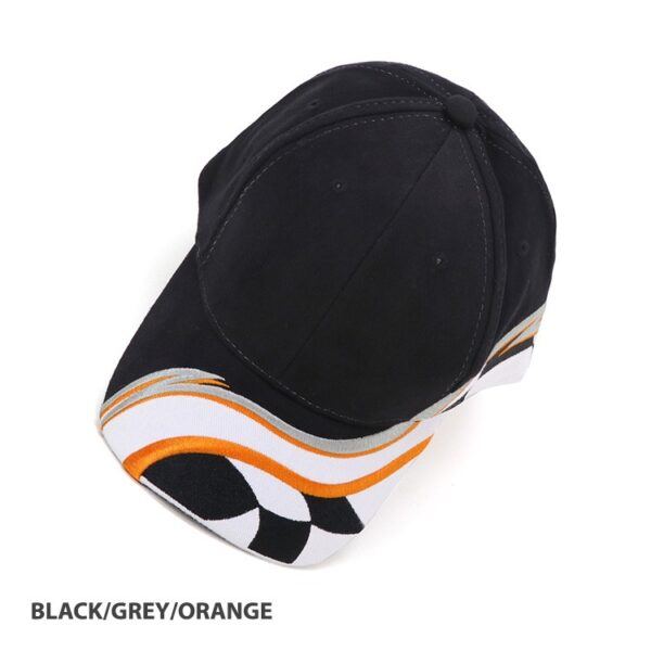 Raceway Cap Black_Grey_Orange