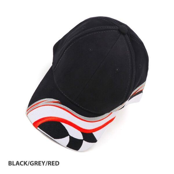 Raceway Cap Black_Grey_Red
