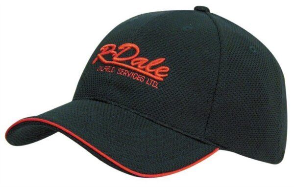 Open Sandwich Double Pique Mesh Cap