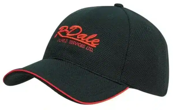 Open Sandwich Double Pique Mesh Cap