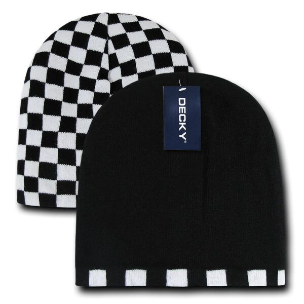 Checkered Beanie