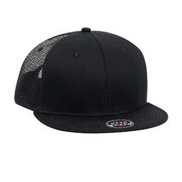 Six Panel Cotton Twill Mesh Flat Cap