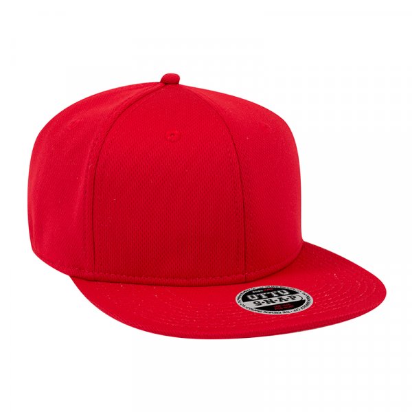 Poly Cool Mesh Flat Cap