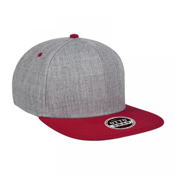 Heather Wool Blend Flat Cap