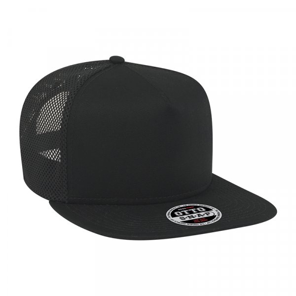 Superior Cotton/Poly Mesh Flat Cap