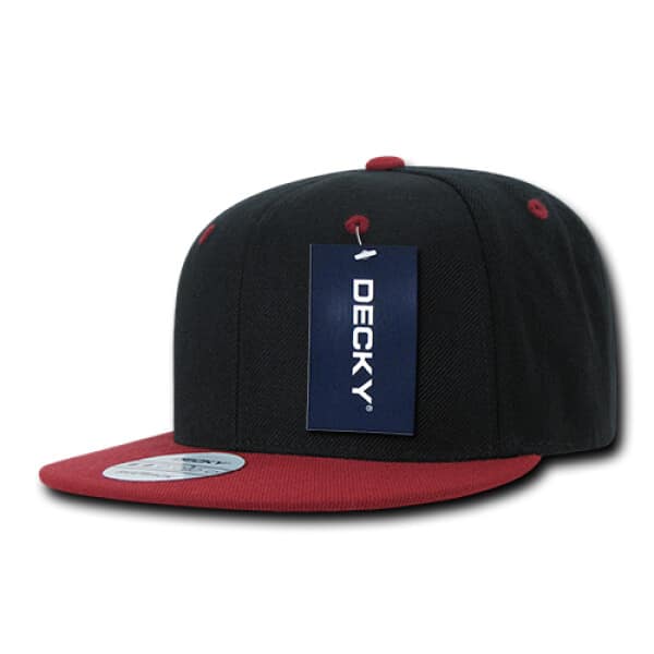 Two Tone Flat Peak Snapback