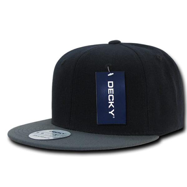 Two Tone Flat Peak Snapback