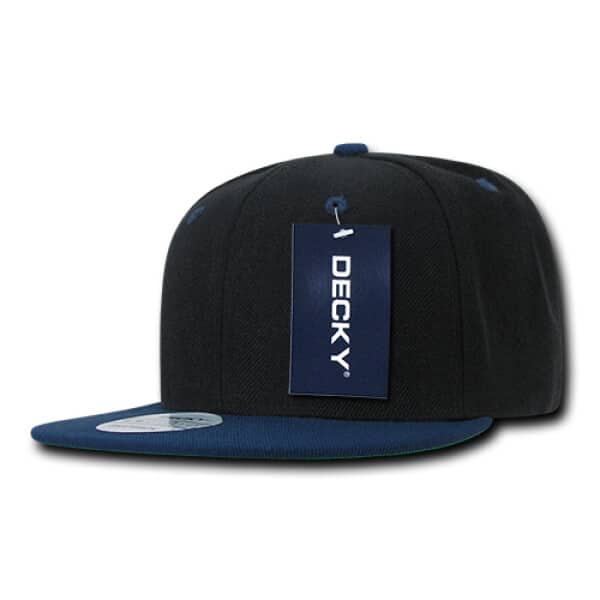 Two Tone Flat Peak Snapback