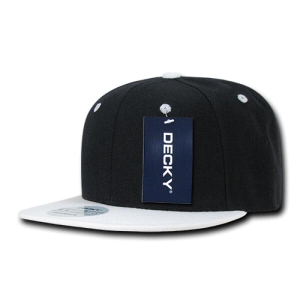 Two Tone Flat Peak Snapback