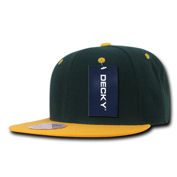 Two Tone Flat Peak Snapback