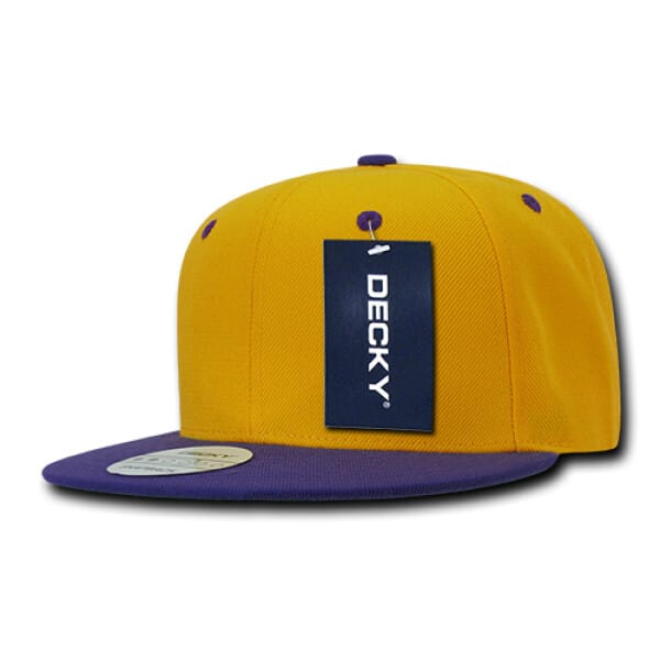 Two Tone Flat Peak Snapback