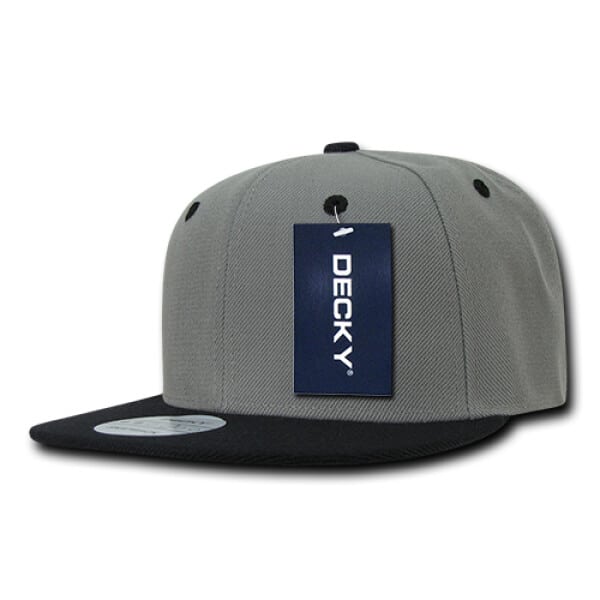 Two Tone Flat Peak Snapback