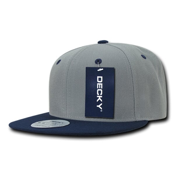 Two Tone Flat Peak Snapback
