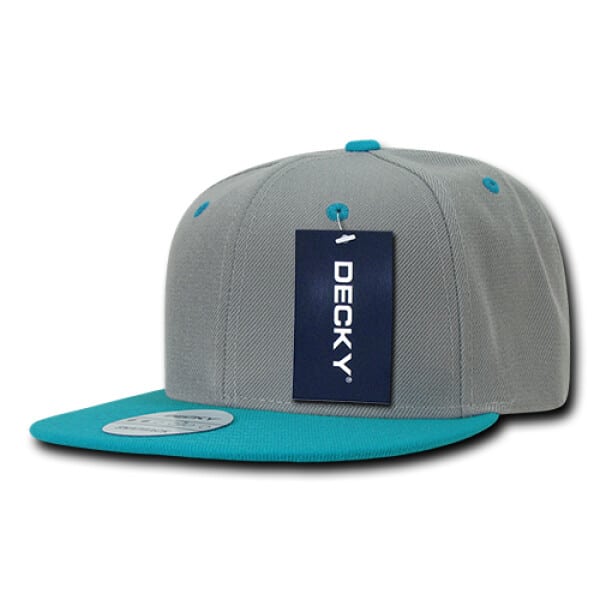 Two Tone Flat Peak Snapback