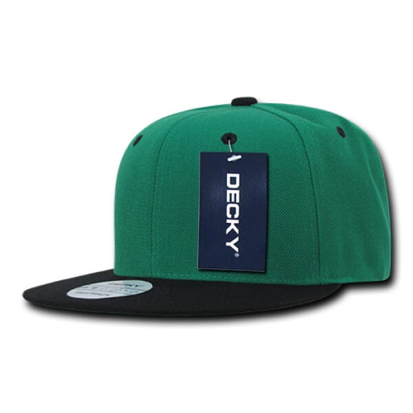 Two Tone Flat Peak Snapback