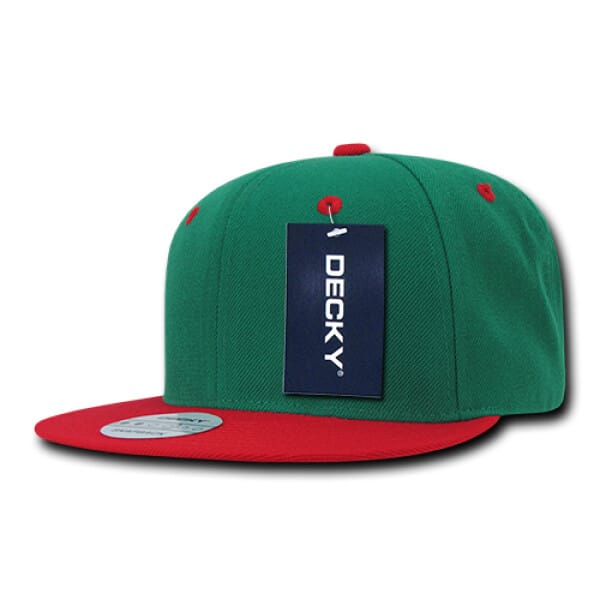 Two Tone Flat Peak Snapback