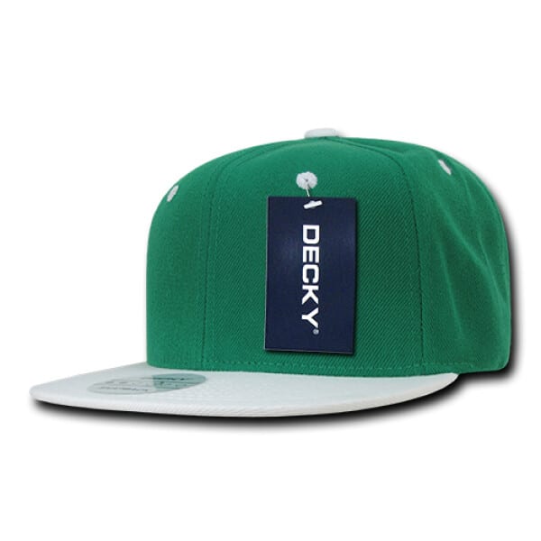 Two Tone Flat Peak Snapback