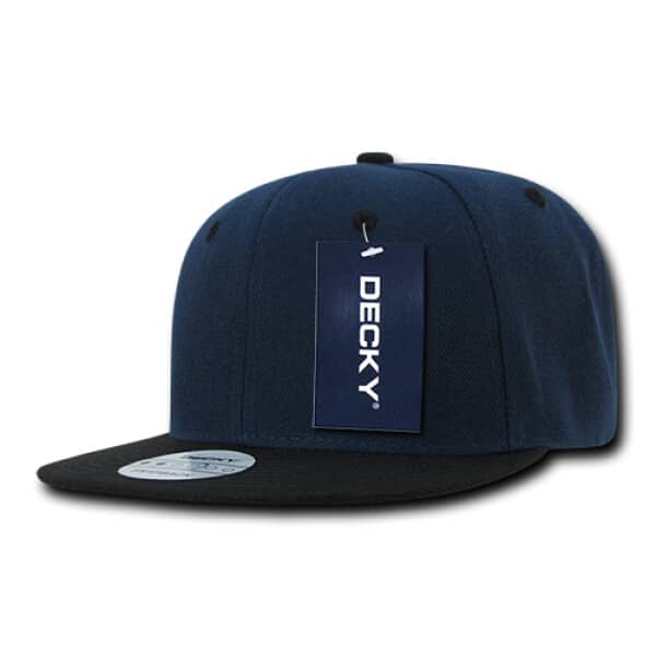 Two Tone Flat Peak Snapback