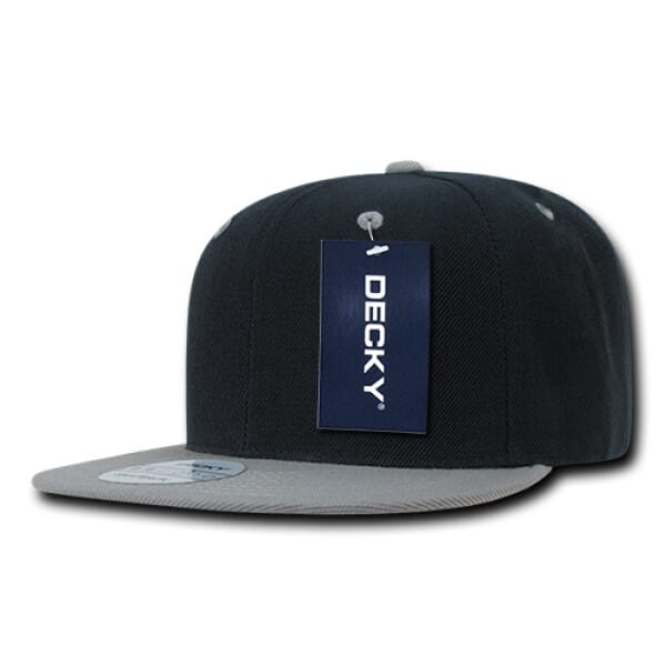 Two Tone Flat Peak Snapback