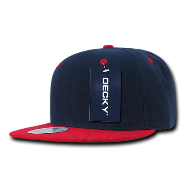 Two Tone Flat Peak Snapback