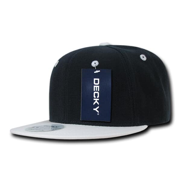 Two Tone Flat Peak Snapback