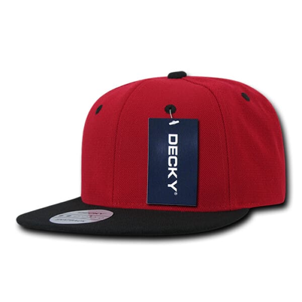 Two Tone Flat Peak Snapback