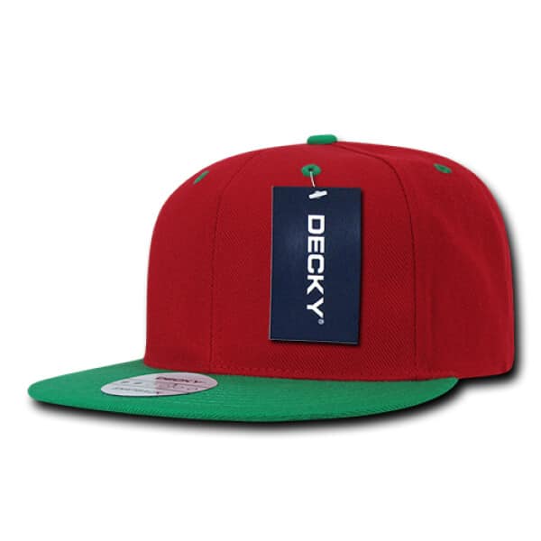 Two Tone Flat Peak Snapback