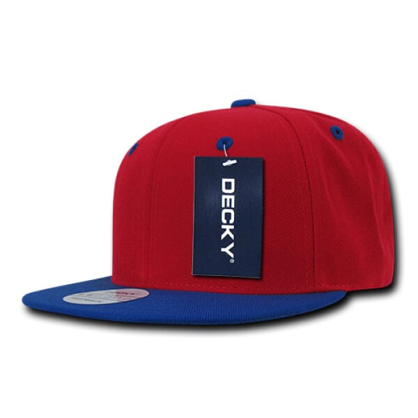 Two Tone Flat Peak Snapback