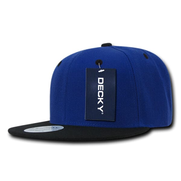Two Tone Flat Peak Snapback