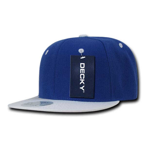 Two Tone Flat Peak Snapback