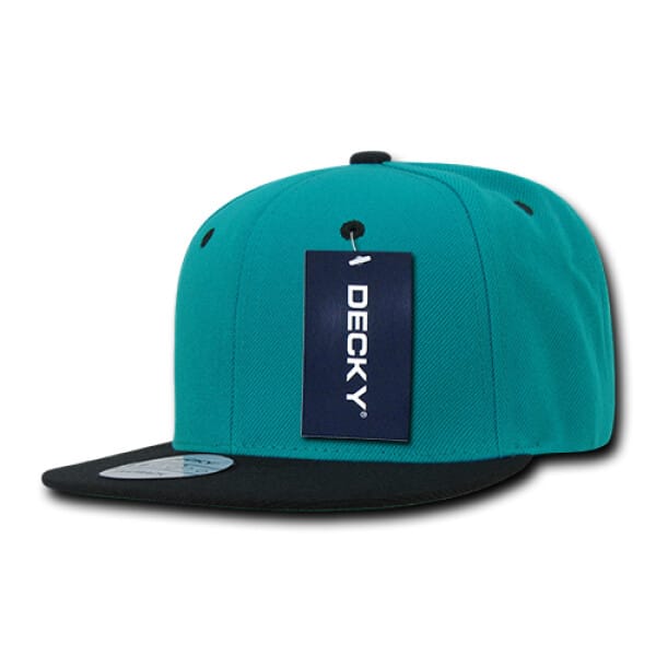 Two Tone Flat Peak Snapback