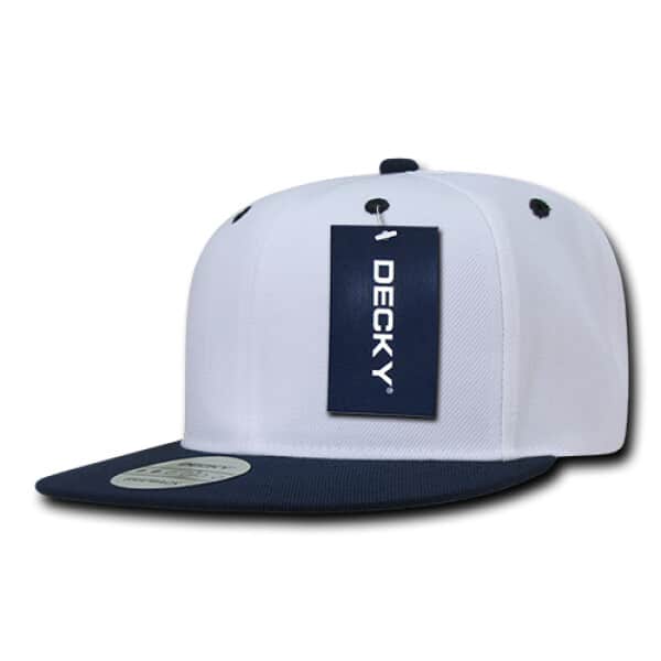 Two Tone Flat Peak Snapback