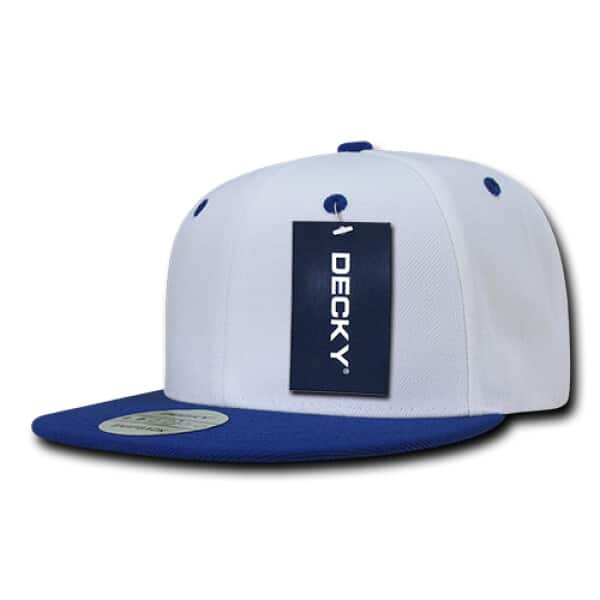 Two Tone Flat Peak Snapback