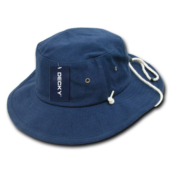 Aussie Hat Drawstring Navy