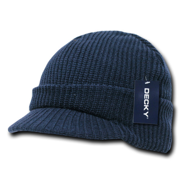 GI Jeep Cap Beanie - Navy