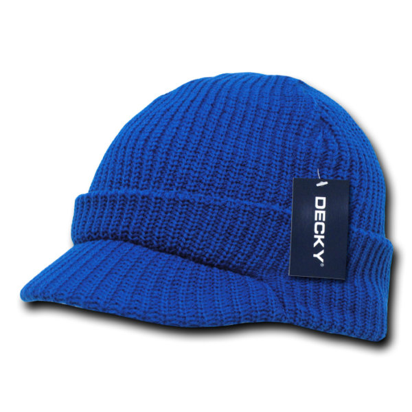 GI Jeep Cap Beanie - Royal