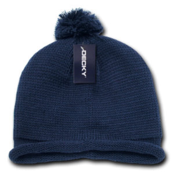 Solid Roll Up Beanie