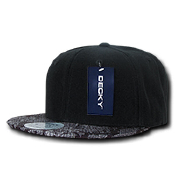 Animal Print Snapback Cap Snake