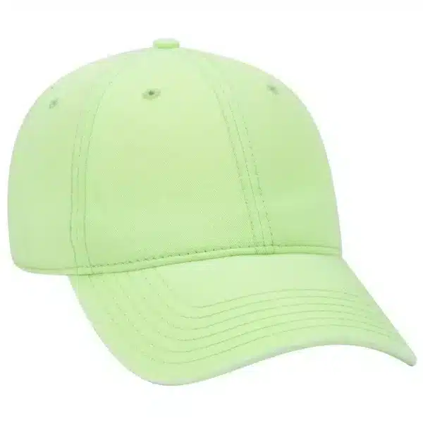 Deluxe Washed Cotton Twill Cap Lime