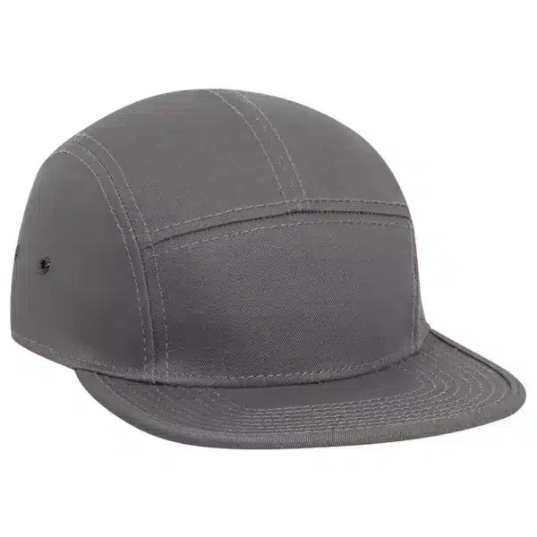 Five Panel Camper Cap Charcoal Grey