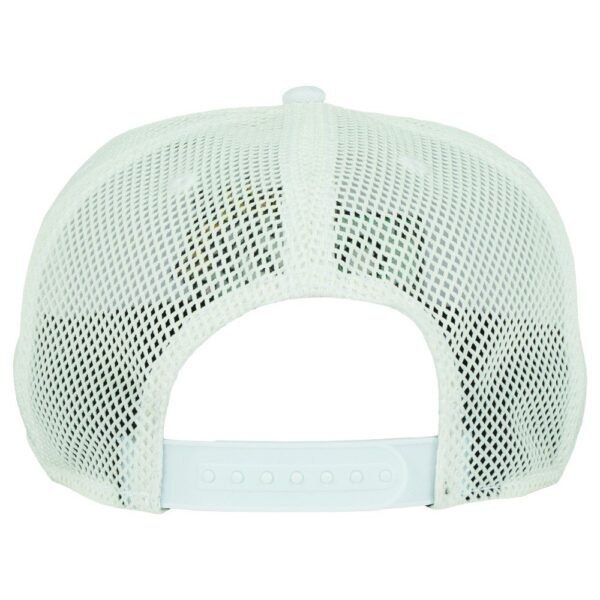 Five Panel Superior Cotton/Poly Mesh Flat Cap - Image 4