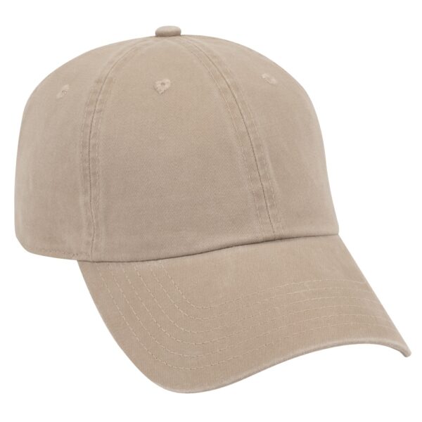 Garment Wash Combed Cotton Twill Cap - Image 8